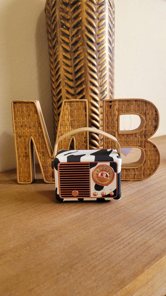 Retro Cowprint Wireless Speaker